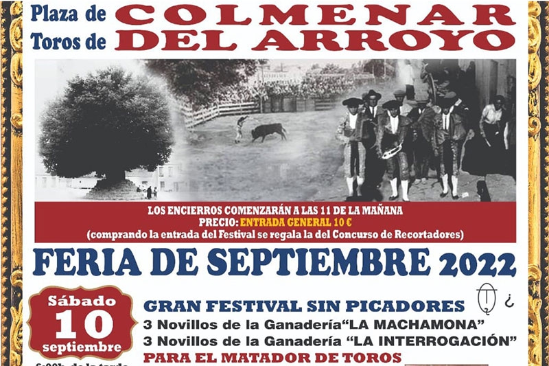 Colmenar del Arroyo | Colmenar del Arroyo celebra sus Fiestas en honor al Santísimo Cristo de la Cruz a cuestas del 2 al 18 de septiembre