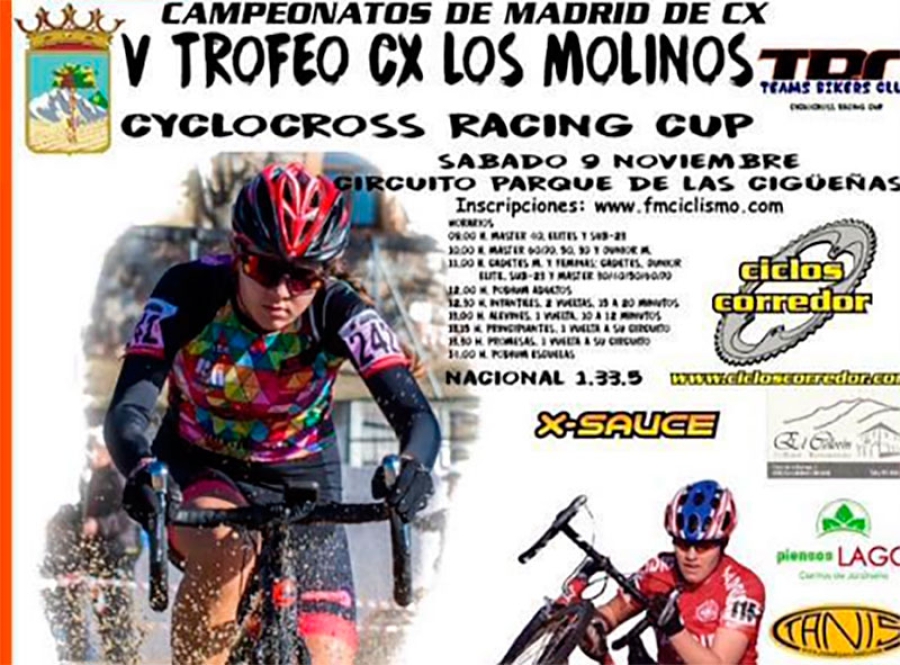 Los Molinos | Los Molinos acoge el 9 de noviembre los Campeonatos de Madrid de Ciclocross