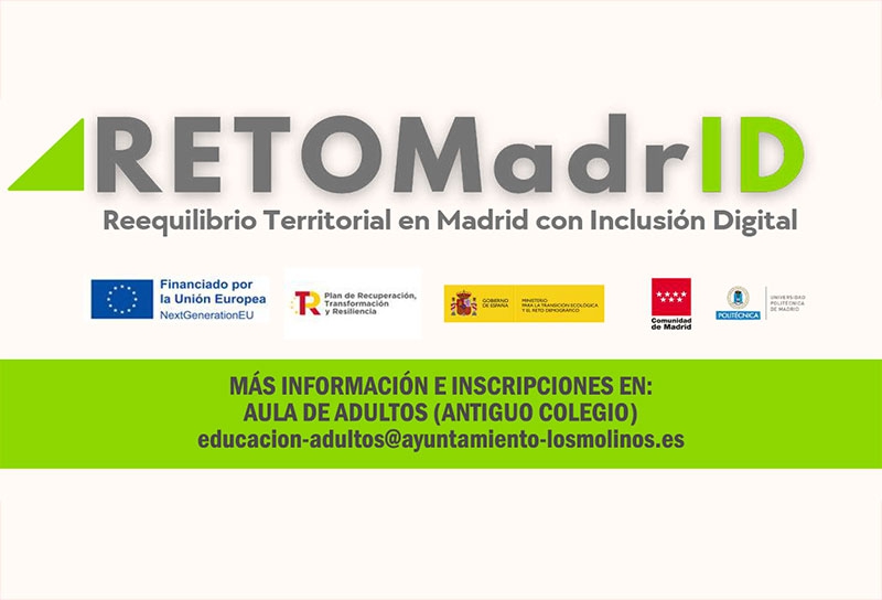 Los Molinos | RetoMadrID: una iniciativa pionera para cerrar la brecha digital en la Comunidad de Madrid