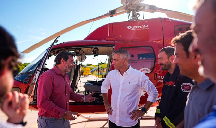 Las Rozas | La Comunidad invierte casi medio millón de euros en la ampliación del helipuerto del Parque de Bomberos de Las Rozas de Madrid