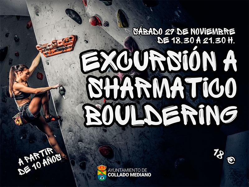 Collado Mediano | Excursión al rocódromo Sharmatico Bouldering de Moralzarzal — Sábado 29 de noviembre