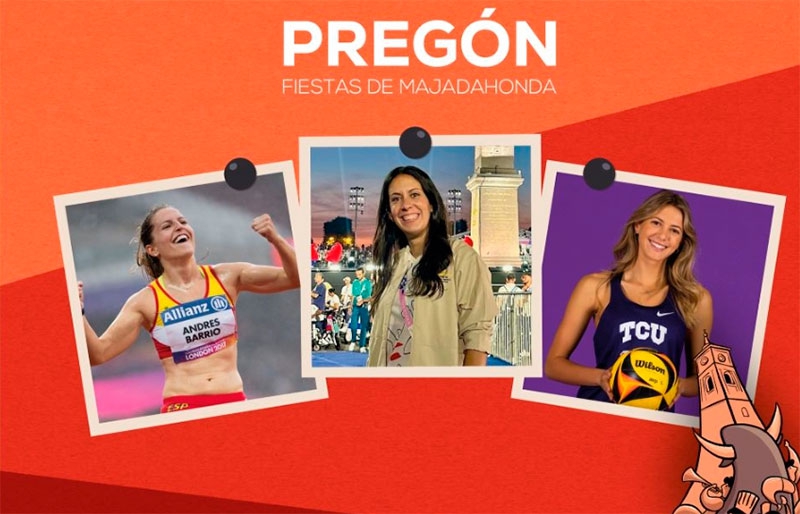 Majadahonda | Tres deportistas olímpicas, pregoneras de las Fiestas Patronales de Majadahonda