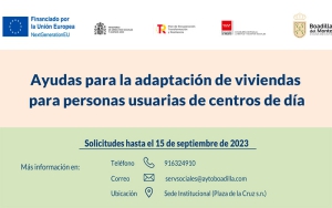 Boadilla del Monte | El Ayuntamiento ofrece ayudas para la adaptación de viviendas de usuarios de centros de día