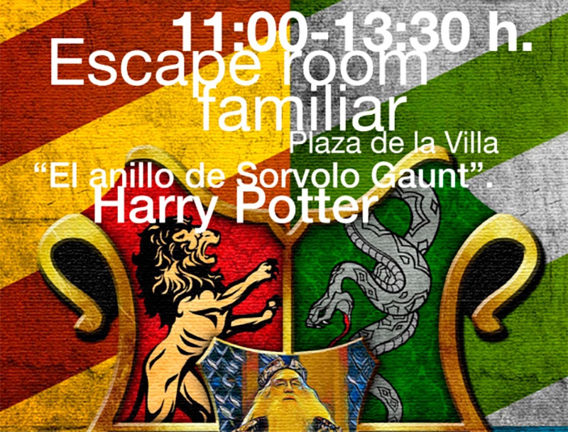 Alpedrete | Escape room familiar “El anillo de Sorvolo Gaunt”. Harry Potter