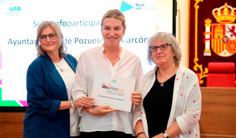 Pozuelo de Alarcón | Pozuelo de Alarcón recibe una nueva distinción por su compromiso con la transparencia
