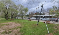 Quijorna | Nueva tirolina en el parque del colegio
