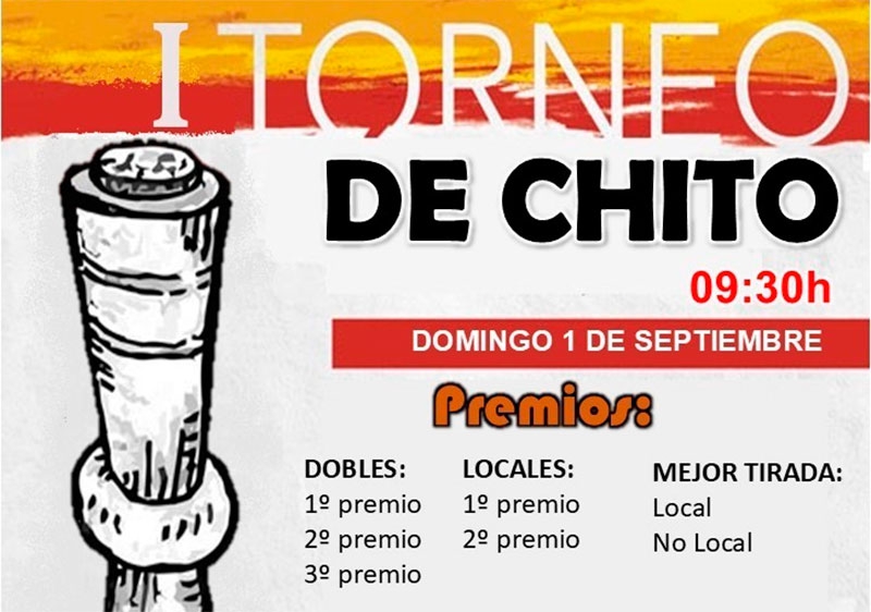 Valdemorillo | Primer Torneo de Chito en Valdemorillo, el 1 de septiembre en la Plaza de Toros