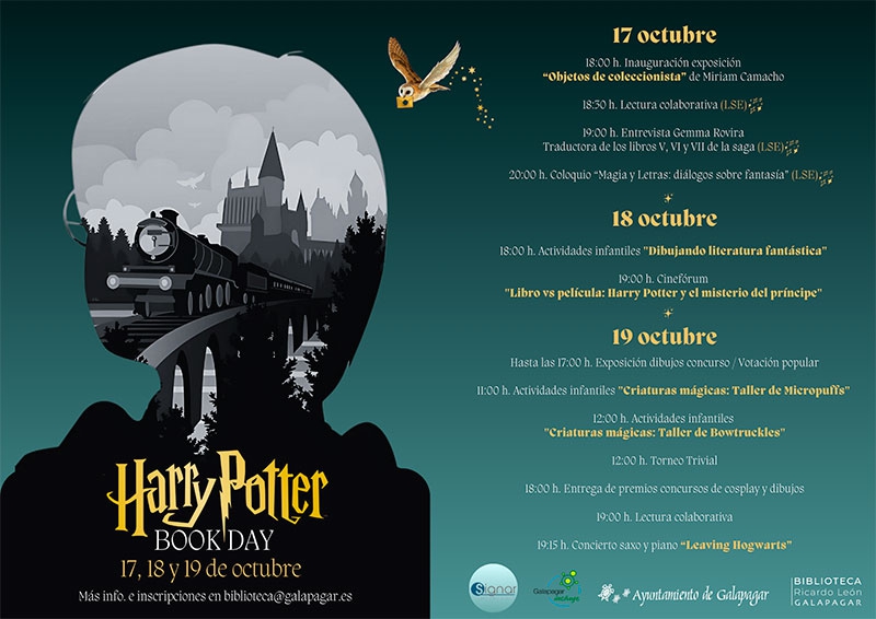 Galapagar | La magia de Harry Potter inunda la biblioteca durante 3 jornadas de eventos y actividades