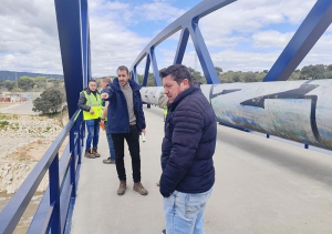 Aldea del Fresno | El alcalde de Aldea del Fresno y representantes de la Confederación Hidrográfica del Tajo visitaron los daños causados por las lluvias de marzo