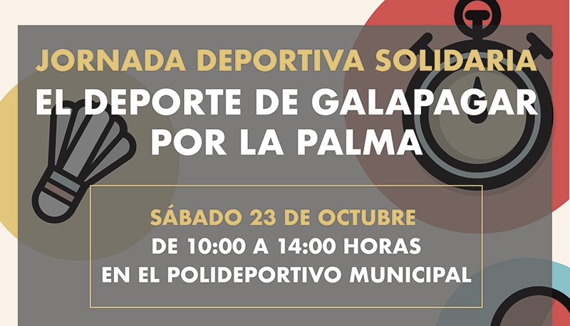Galapagar | Jornada Deportiva por os afectados por el volcán de la Isla de La Palma