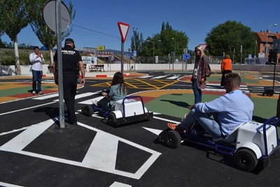 Collado Villalba | Los escolares de Collado Villalba ya tienen un parque infantil de tráfico permanente