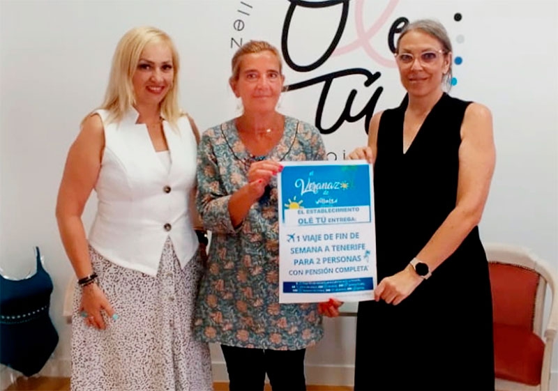 Collado Villalba | El centro de belleza ‘Olé Tú’ dispensa el boleto ganador del viaje a Tenerife dentro de la campaña “El Veranazo”