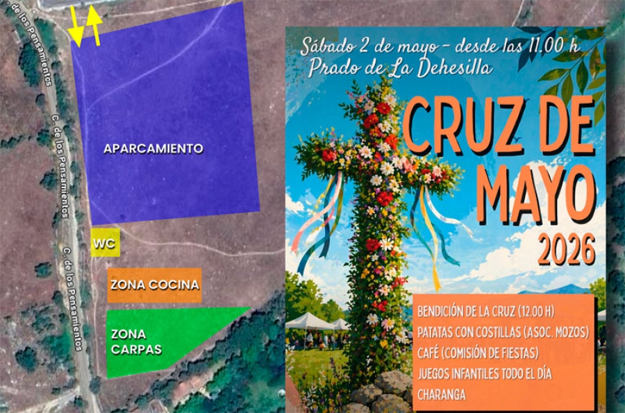 Collado Mediano | Collado Mediano celebrará la Cruz de Mayo 2026 con una jornada festiva en La Dehesilla