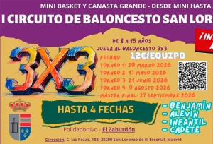 San Lorenzo de El Escorial | Primer encuentro de la temporada 2026 del Circuito 3×3 Madrid de baloncesto