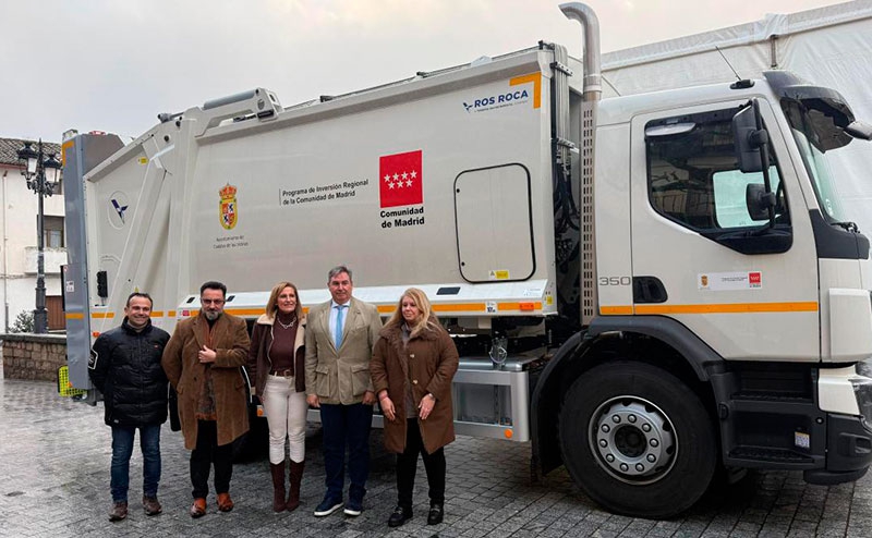 Cadalso de los Vidrios | Nuevo camión recolector-compactador para la recogida de residuos en Cadalso de los Vidrios