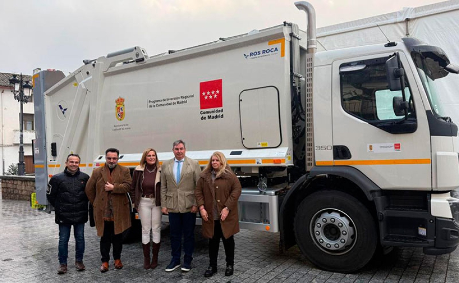 Cadalso de los Vidrios | Nuevo camión recolector-compactador para la recogida de residuos en Cadalso de los Vidrios