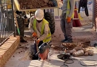 Sevilla la Nueva | El Ayuntamiento de Sevilla la Nueva está llevando a cabo obras de sustitución y soterramiento de la línea subterránea de media tensión