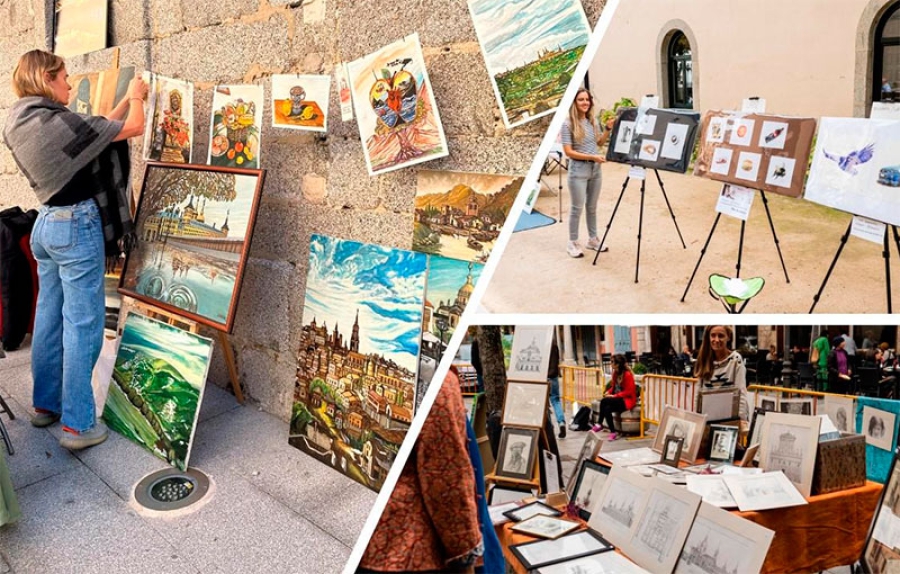 San Lorenzo de El Escorial | 28 artistas participan este fin de semana en “El arte sale a la calle”