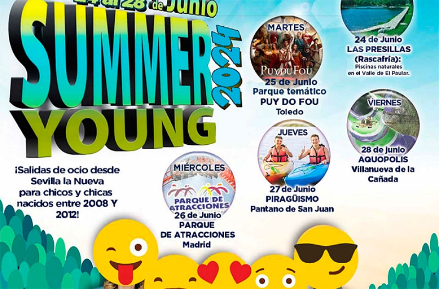 Sevilla la Nueva | Summer Young 2024: Actividades de ocio para jóvenes entre 11 y 16 años