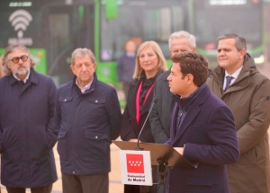 Villanueva de la Cañada | La Comunidad de Madrid presenta nuevos autobuses