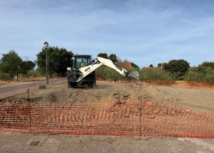 Aldea del Fresno | Avanzan las obras de la nueva potabilizadora en Aldea del Fresno