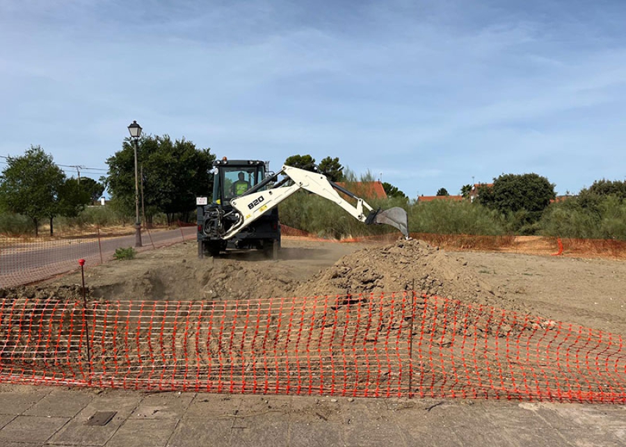 Aldea del Fresno | Avanzan las obras de la nueva potabilizadora en Aldea del Fresno