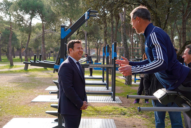 Las Rozas | Nuevas máquinas de entrenamiento de fuerza al aire libre