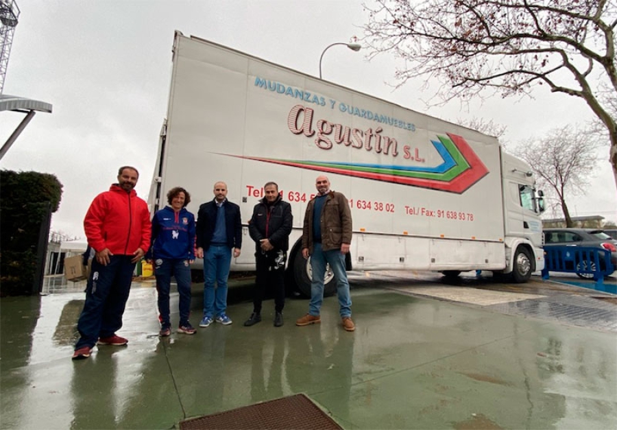 Majadahonda | Varios camiones llenos de ayuda para Ucrania desde Majadahonda