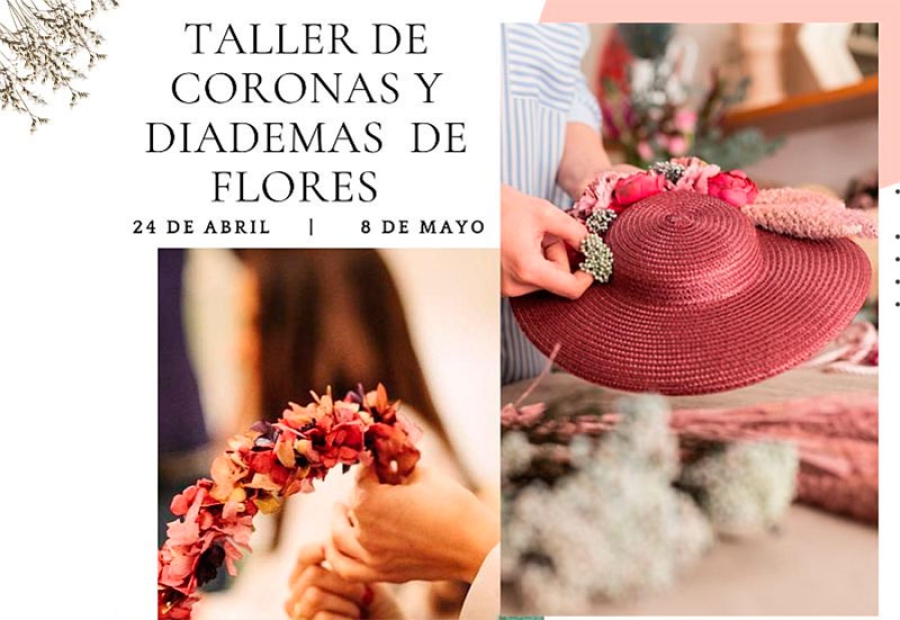 Villanueva del Pardillo | Taller de coronas, diademas y tocados de flores