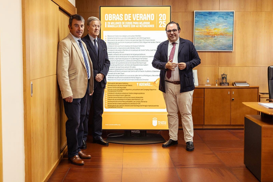 Boadilla del Monte |  Boadilla desarrollará 40 actuaciones de mejora en el municipio durante 2025