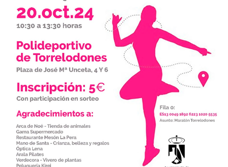 Torrelodones | El Maratón de aeróbic por el cáncer de mama vuelve a Torrelodones