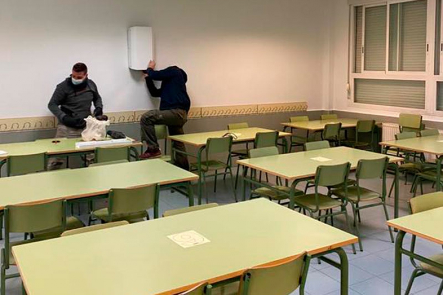 Alpedrete | El Ayuntamiento instala medidores de CO2 y filtros purificadores para los centros educativos