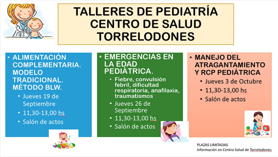 Torrelodones | El Centro de Salud organiza talleres pediátricos para padres