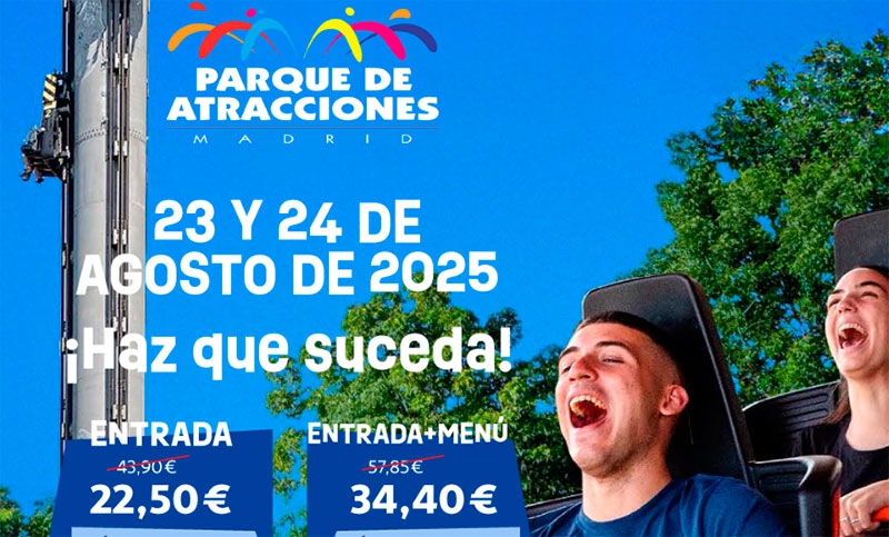 Boadilla del Monte | El Parque de Atracciones ofrece descuentos los próximos días 23 y 24 a los empadronados en Boadilla