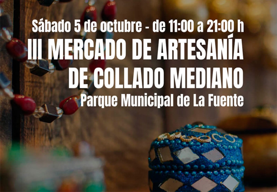 Collado Mediano | Mercado de Artesanía y Oktoberfest en el Parque de La Fuente