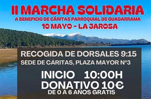 Guadarrama | La II Marcha solidaria a favor de Cáritas Parroquial de la Iglesia San Miguel Arcángel se celebra el próximo sábado 10 de mayo