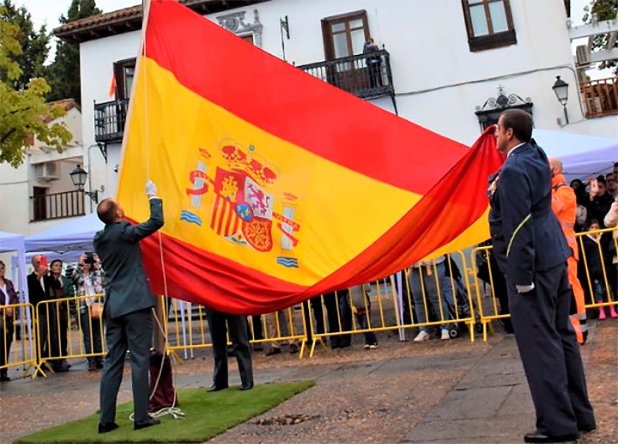 Villaviciosa de Odón | Villaviciosa de Odón rindió homenaje a la Guardia Civil en el Día de la Hispanidad