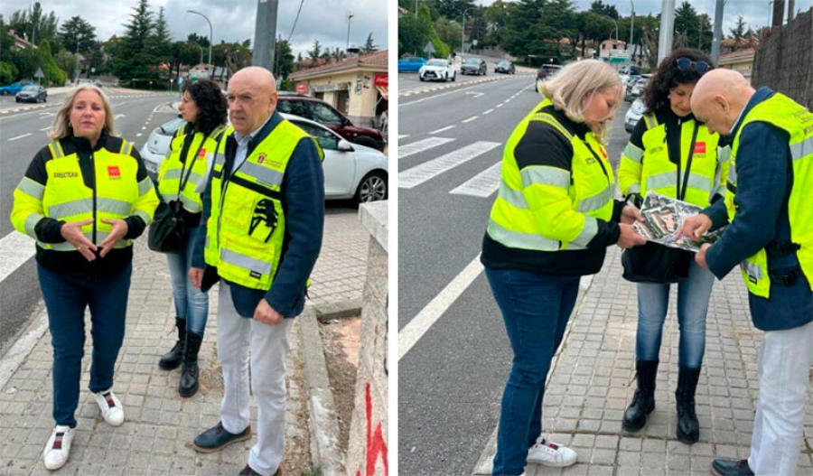 Moralzarzal | La Dirección General de Carreteras de la Comunidad de Madrid visita Moralzarzal para coordinar mejoras en la M-608