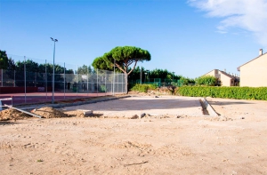 Boadilla del Monte | En marcha la construcción de una nueva pista deportiva de acceso libre en Cabo de Peñas