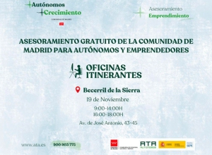 Becerril de la Sierra | Oficinas Itinerantes de Asesoramiento para Autónomos y Emprendedores
