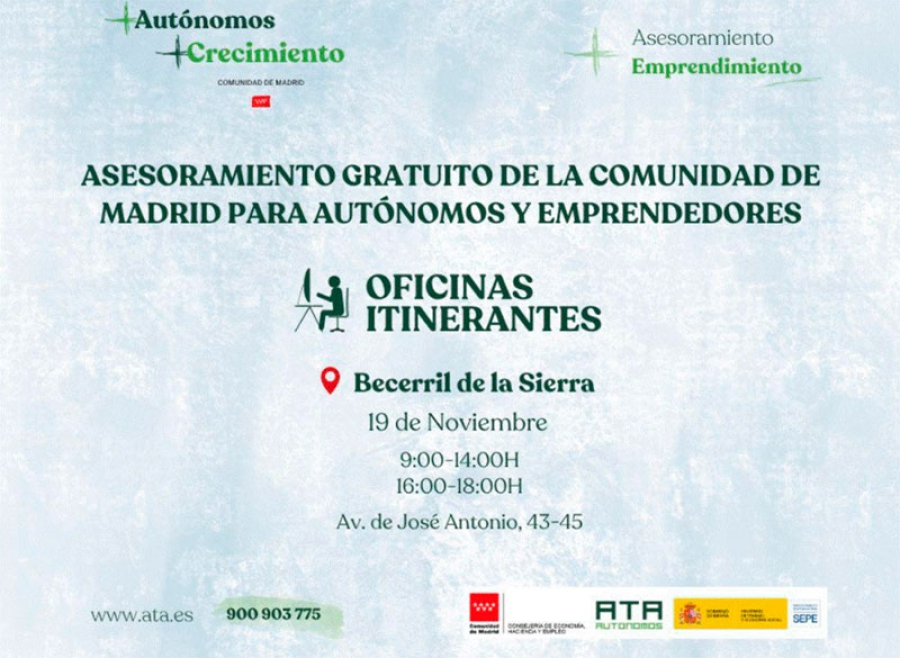 Becerril de la Sierra | Oficinas Itinerantes de Asesoramiento para Autónomos y Emprendedores