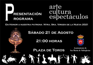 San Martín de Valdeiglesias | Presentación de la Programación Cultural Agosto y Septiembre en Honor a la Virgen de la Nueva