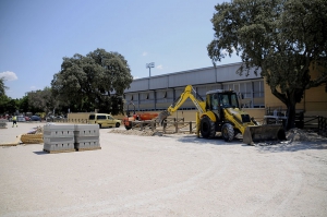 Boadilla del Monte | Obras de remodelación del aparcamiento del Complejo Deportivo Municipal Ángel Nieto