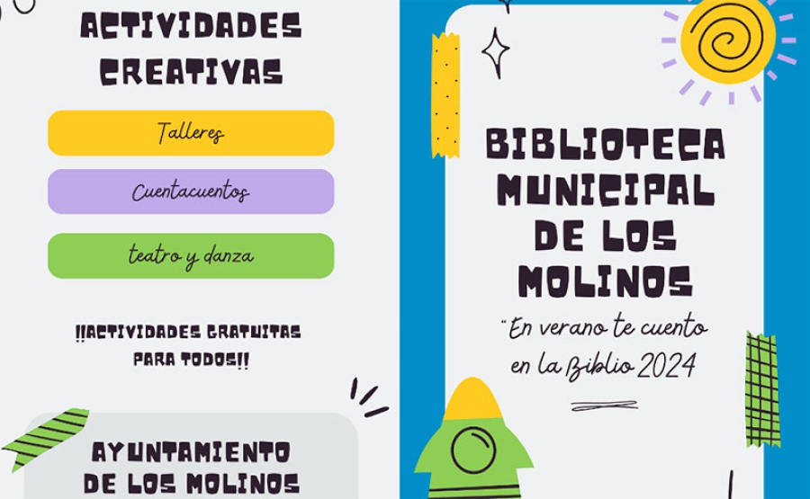 Los Molinos | Verano en la biblioteca de Los Molinos con «En verano te cuento en la biblio»