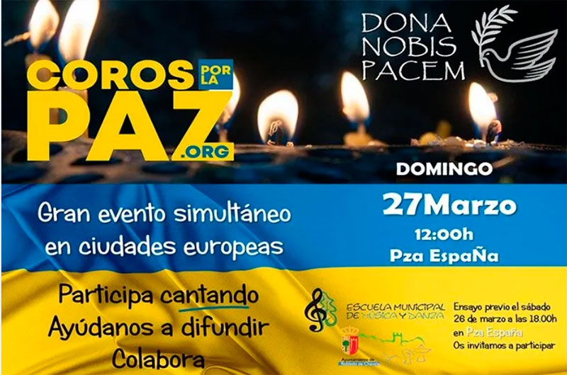 Robledo de Chavela | Robledo se adhiere al encuentro Coros por la Paz junto a otros municipios europeos