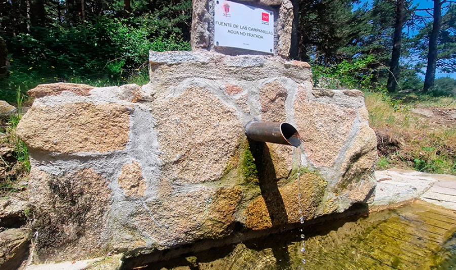 Guadarrama | Entra en funcionamiento la Fuente de Las Campanillas en el entorno natural del Monte Pinar nº 39 de Guadarrama