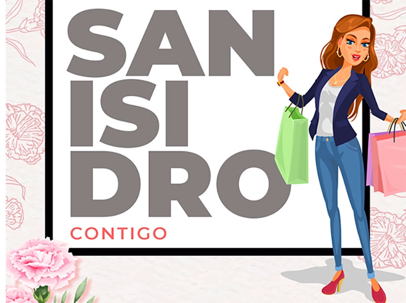 Las Rozas | Claveles para los clientes de los comercios por San Isidro