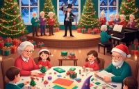 Moralzarzal | La ilusión de la Navidad llega a El Hogar de Mayores de Moralzarzal