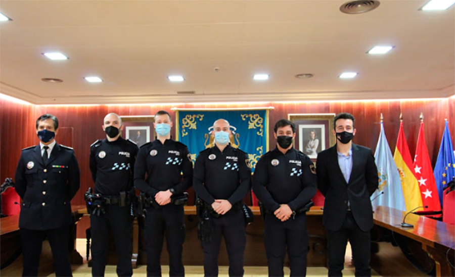El Escorial | Toman posesión cuatro nuevos agentes de la Policía Local de El Escorial
