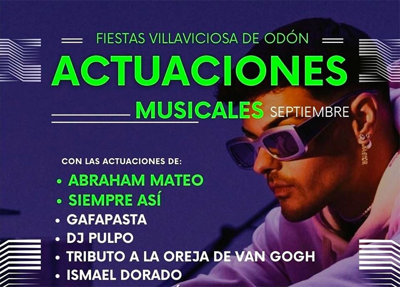 Villaviciosa de Odón | Actuaciones musicales en las fiestas 2024